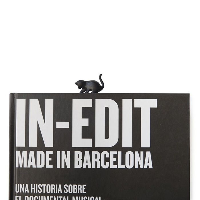 Marque-page - BALVI - Fishing Cat - Plastique - Noir - 1x3,5x14,5 Cm