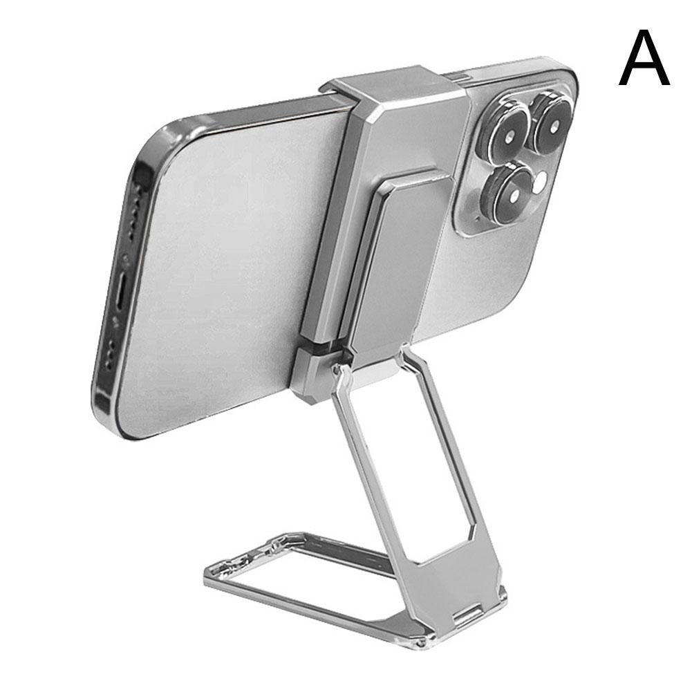 

Складной настольный держатель для телефона с задним зажимом, металлическая телескопическая вращающаяся на 360 градусов подставка-кронштейн, универсальная для Xiaomi