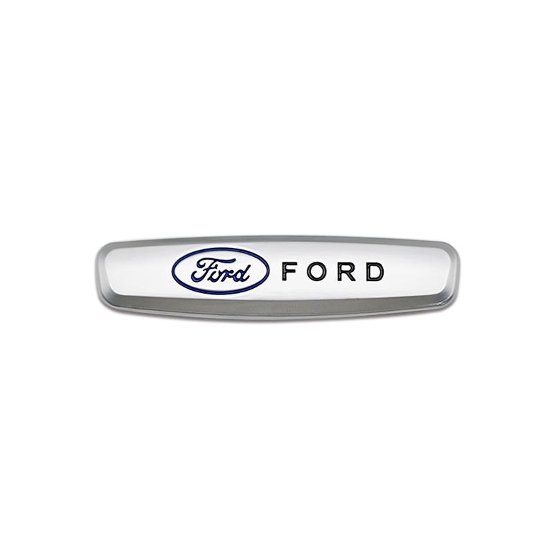 1/2Pcs Metal Car Seat Headrest Badge Emblem Backrest For Ford Focus Fiesta Mustang Mondeo Fusion Auto Interior Tuning Accessory