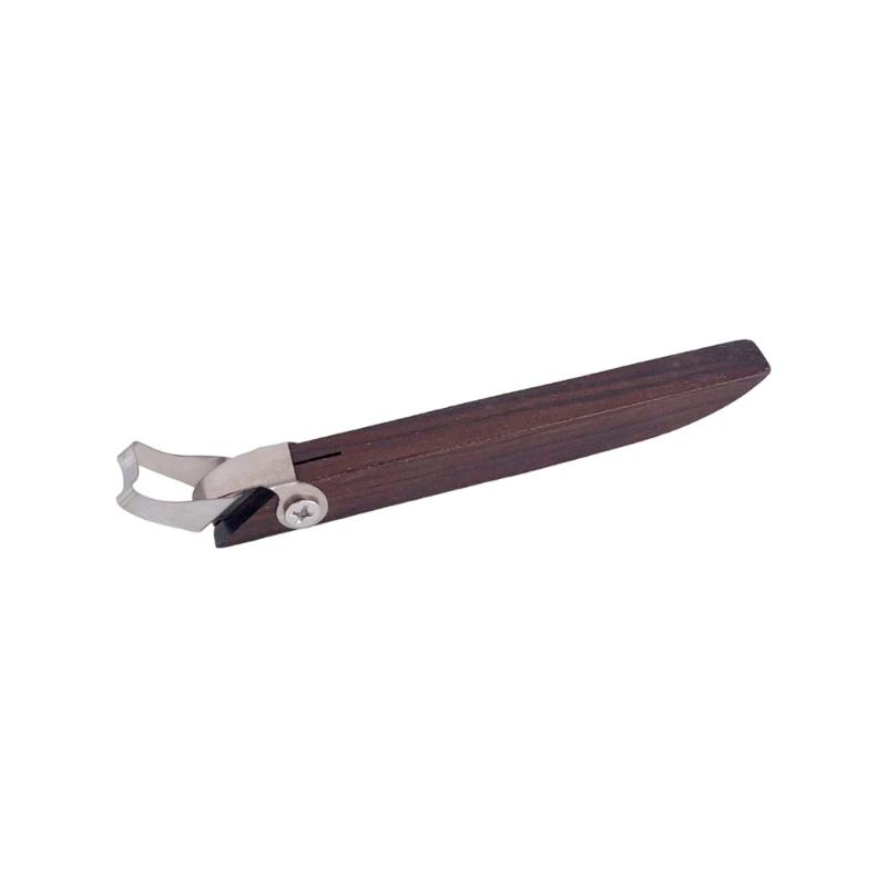Ceramic Sculpting Tool Stainless Steel Pottery Clay Carving Tool Ergonomic Wood Handle for Shaping Detailing