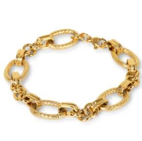 Stainless Steel Heart-shaped Ladies Elegant Bracelet For Women Crystal Bangle