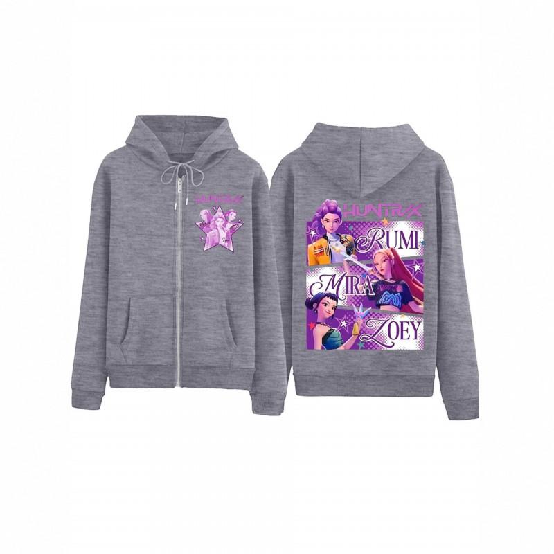 Sweet Cartoon Print Hooded Sweatshirt Loose Fit Womens Casual Long Sleeve Pullover Top 2025