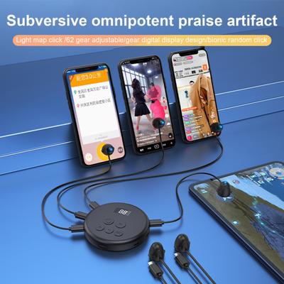 Screen Clicker Mute Adjustable Automatic Clicking Digital Display Sensitive Auto Universal Phone Connection Clicker Point Grabber