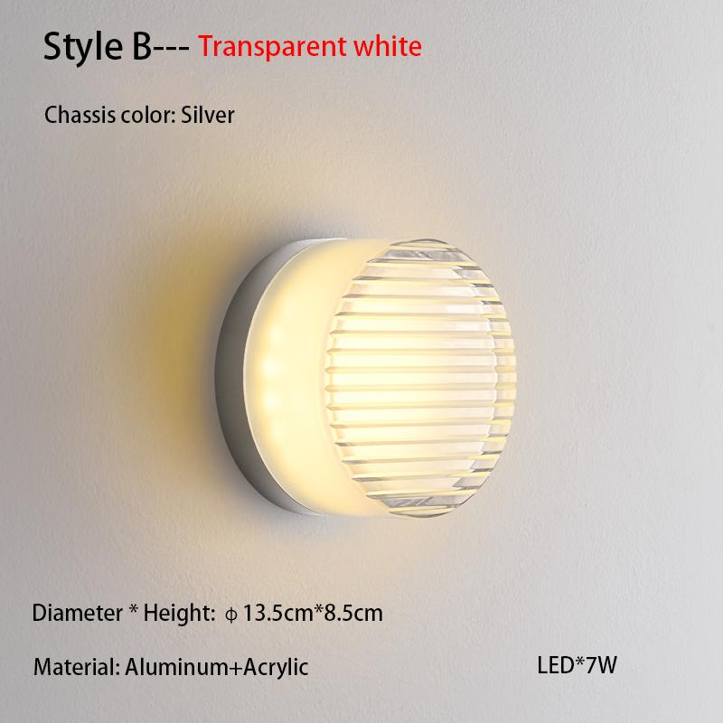 Modern Aluminum Acrylic Wall Lamps Bedroom Bedside Dining Room Staircase Wall Lamps Outdoor Waterproof Wall Lamps Ceiling Lamps