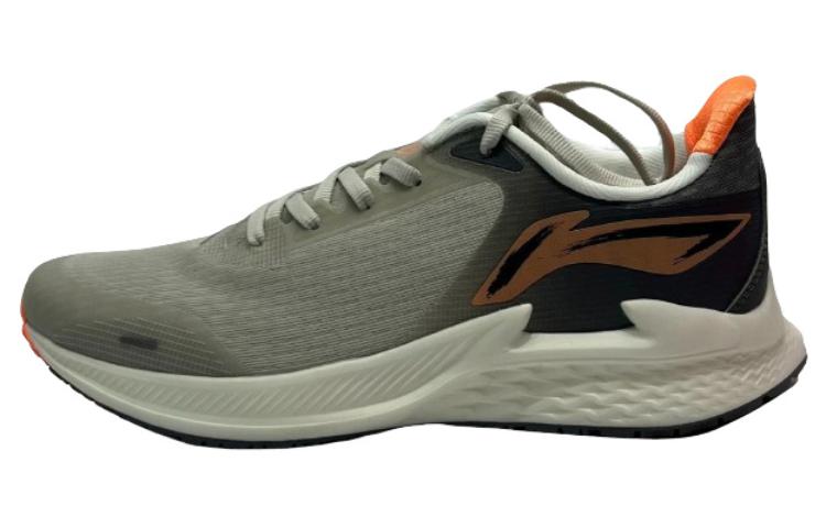 Li Ning Athleisure Cushioning Abrasion Resistant Cushioning, Wear Resistant Low top Running Shoes Men s Gray ARMT029-4 41