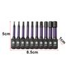 Hex Head Screwdrivers Bit H1.5-H6 High Quality Magnetic