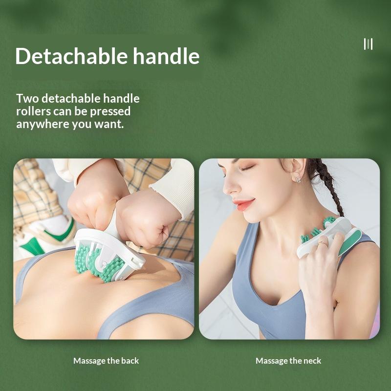Multi-Function Ring Leg Massager Massage Roller Detachable Handles For Full Body Neck Shoulder Abdominal Muscle Slimming