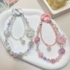 Light Luxury Crystal Beaded Mobile Phone Lanyard Wrist Full Diamond Hanger Chain for Women High-end Rhinestone Niche Hand Chain