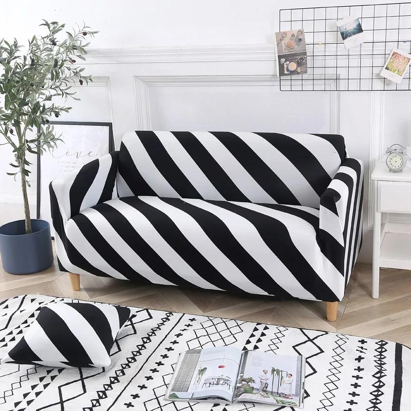 Universal All-inclusive Stretch Sofa Cover Combination Chaise Longue Three-seat Non-slip Sofa Cover Sofa Cover