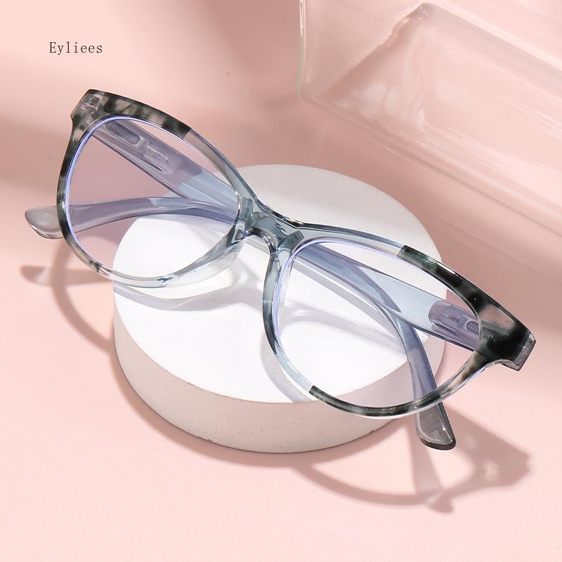 Female's Spectacles Trend Printed Frames Reading Spectacles Male Eye Protection Anti-Blue-Ray Presbyopia Eyeglasses +1.0~+4.0