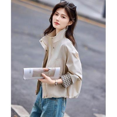Women's Fashion Drawstring Short Jacket