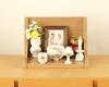 Mini Buddhist Altar "Stage Two" Open Type Light Color for Home Memorial Service
