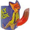 Disney Large 3D 13 X 12 340 Nick Perfect As a Birthday Gift "Zootopia" Mug, Cm, mL, Tail, Purple, SAN4860,