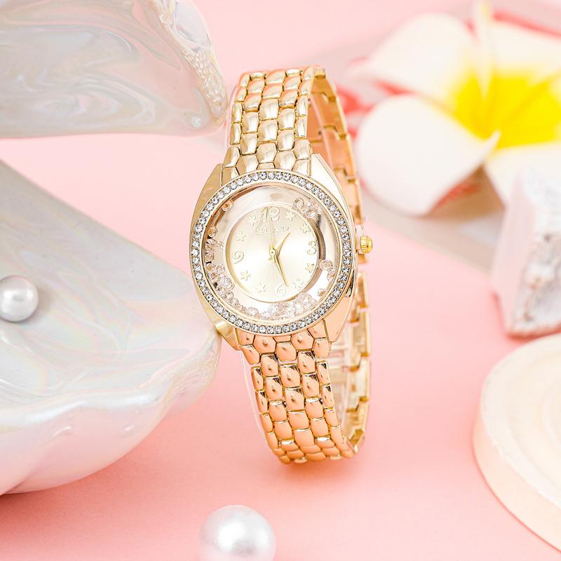 Fashion Retro Ladies Watch Versatile Creative Student Quartz Watch Women'S Diamond Ladies Bracelet Watch