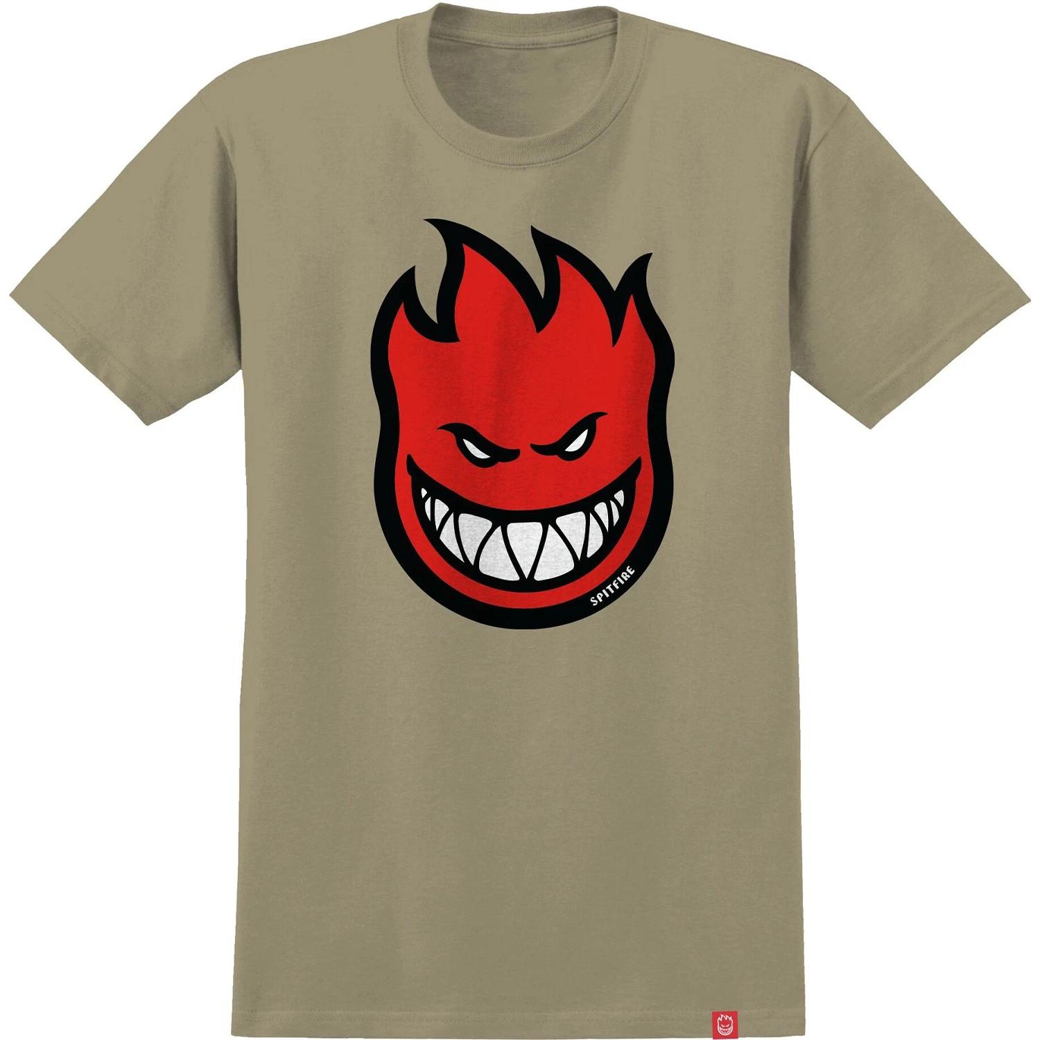 Spitfire Wheels Shirt Bighead Fill Sand/Red/Black/White XL