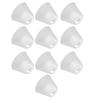 10pcs Replacement Earbud Silicone Cone Shaped Earbud Tips Set for Hearing Amplifier