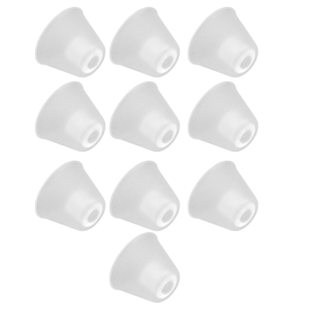 10pcs Replacement Earbud Silicone Cone Shaped Earbud Tips Set for Hearing Amplifier