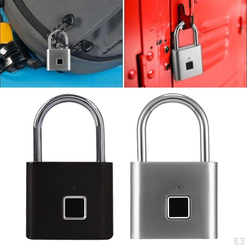 Door Luggage Case Fingerprint Padlock Doors Biometric Lock