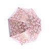 Lace Embroidery Umbrella Retro Coating 3 Folding UV Protection
