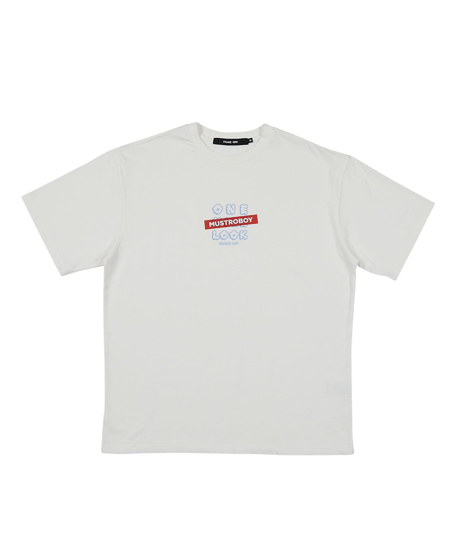 Frame Off Mustroboy One-Mile Look Short Sleeve T-Shirt White_L/Free