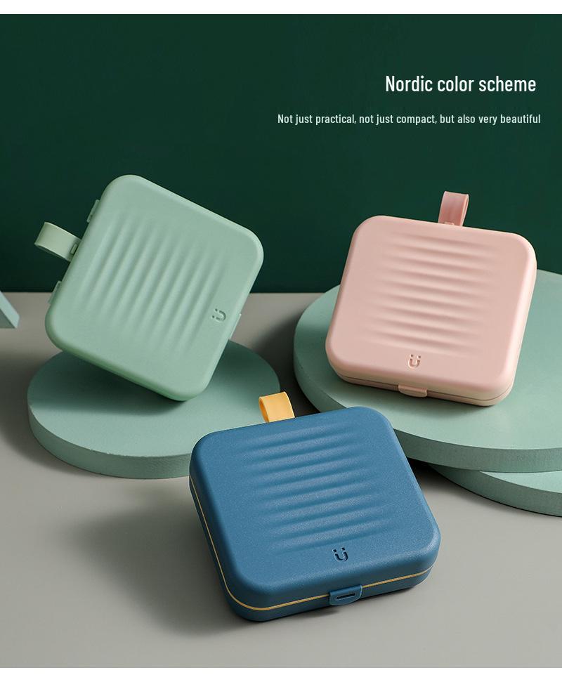 Magnetic Needle & Thread Case Set: Compact Sewing Kit for Dorms & Home