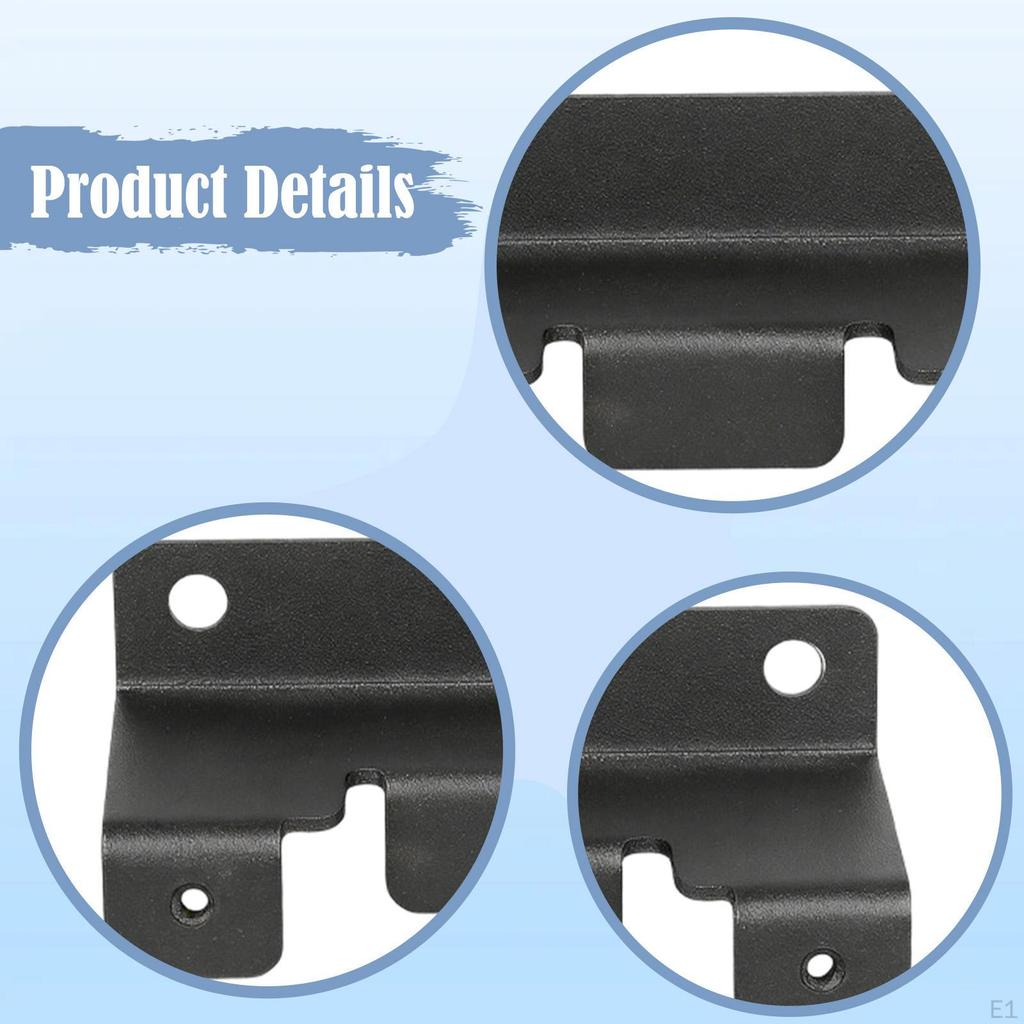 2Pcs 4 Pins Trailer Harness Brackets Hitch Wiring Holder RV Flat Connector