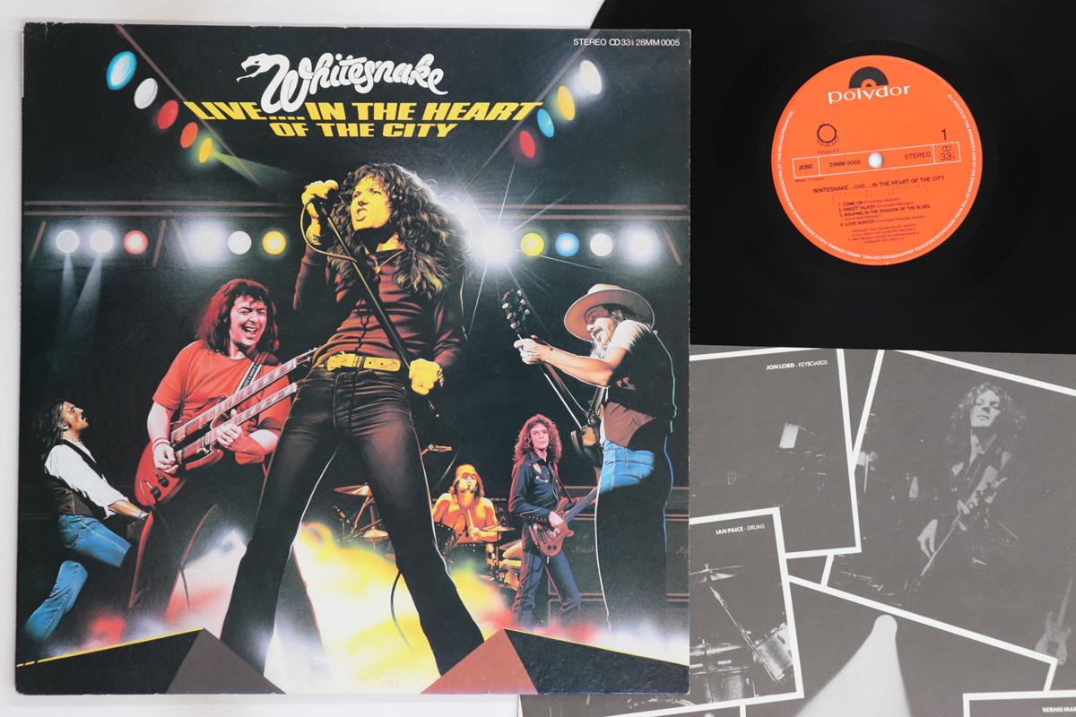 

LP Record WHITESNAKE - Live in The Heart Of The City 28MM0005 POLYDOR 1980 Japan Rock Used