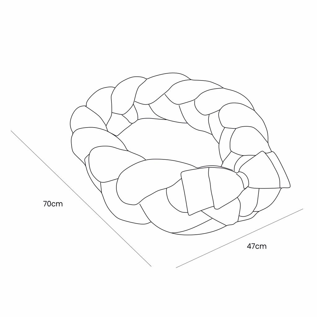 Baby Cocoon with Protective Braid - Aesthetic