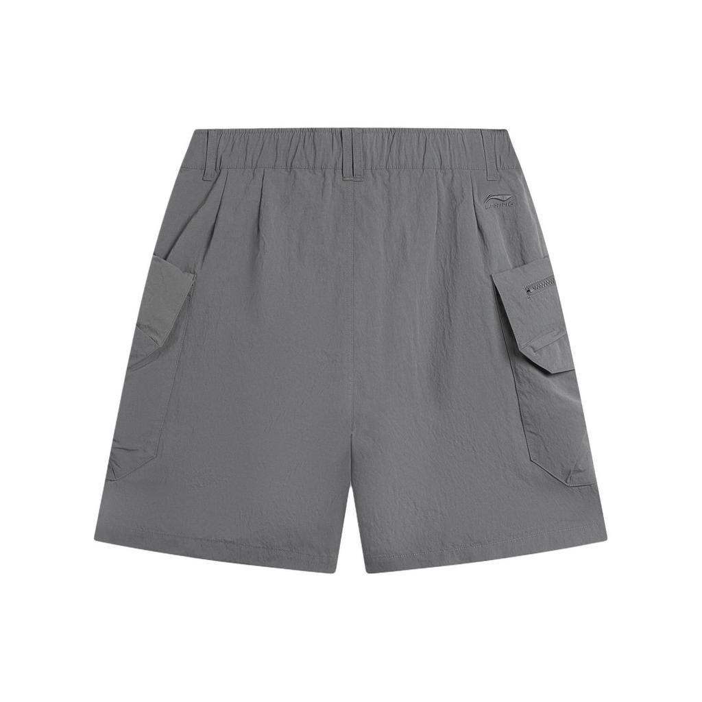 Li Ning CF Su Water-Resistant Loose Fit Casual Lace-Up Sports Shorts Women Shorts AKSU639-1