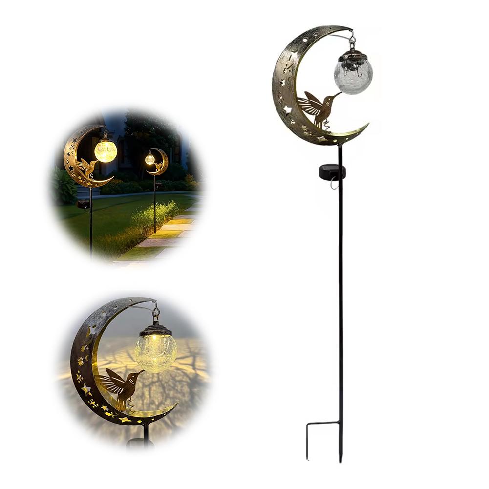 Solar Garden Light Outdoor Decoration Glass Floor Insertion Lawn Garden Outdoor Garden Decoration Light