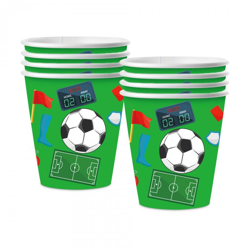 World Cup Party Decorations Set, Disposable Paper Plates Cups Banner Tablecloth, Soccer Theme Birthday Party Supplies