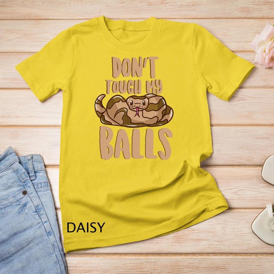 Funny Ball Python Snake Lover Gift T-Shirt Unisex T-shirt 3 S