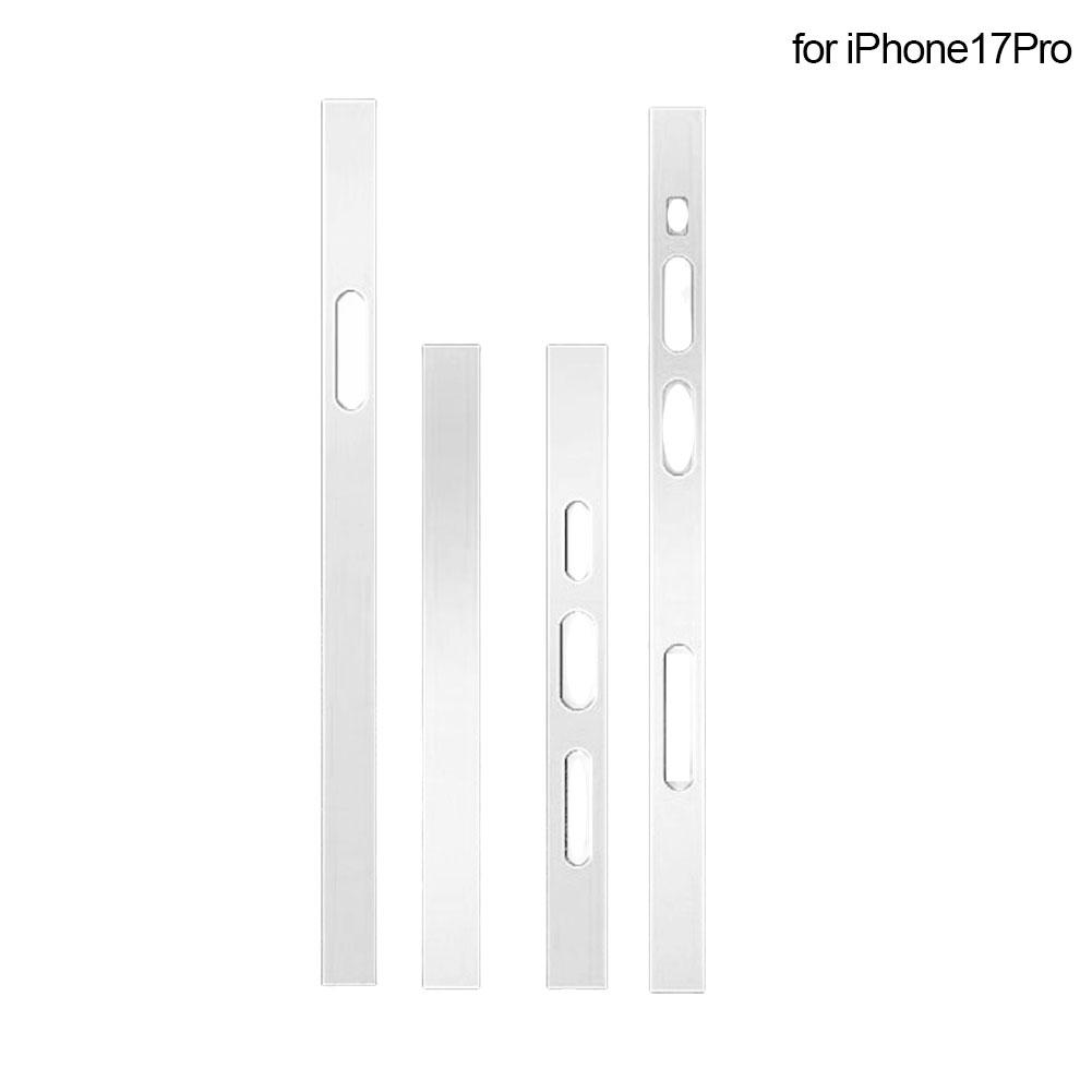 1Set Side Frame Hydrogel Film For iPhone 17 Pro Max Frame Phone Border Film for iPhone17pro Anti-scratch Sticker