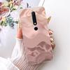 For Nokia 6 2018 Clear Case Cover Aesthetic Luxury Cute Cat Fashion Butterfly Funny Painted Phone Casing
