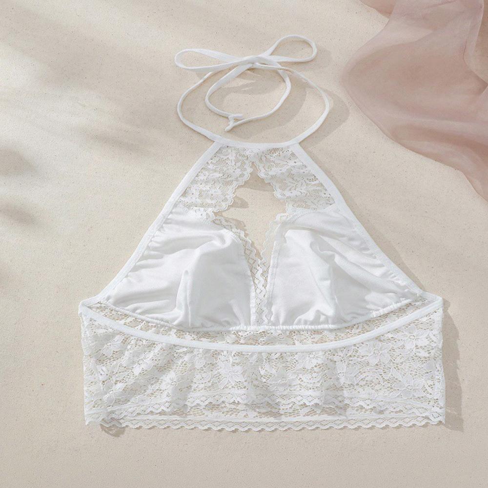 Stretch Fit Sexy Lace Lingerie Deep V Lingerie Moderate Elasticity