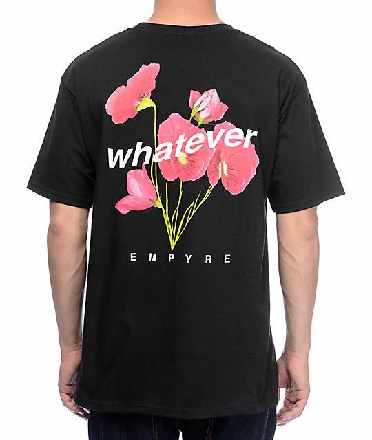 Empyre Мужская черная футболка Whatever Forever Новая Средняя L