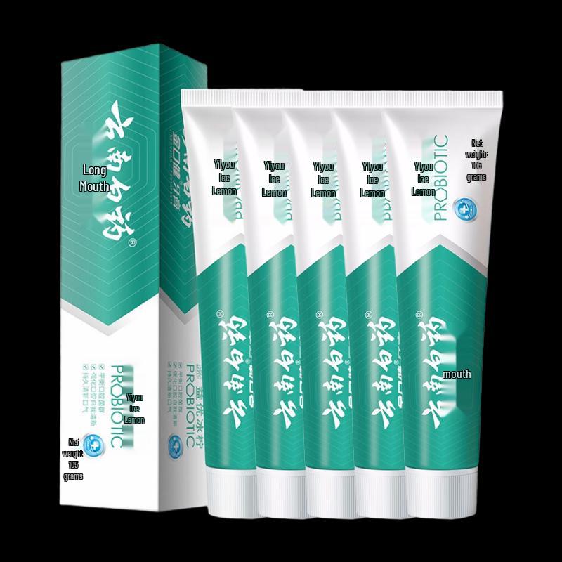 Yunnan Baiyao Jinkoujian Probiotic Toothpaste - Icy Lemon Mint