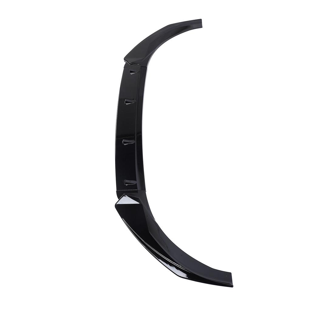 Front Bumper Lip Spoiler Racing   3 Section Type Car Front Bumper Lip Body Kit for S‑Line 8V Pre‑facelift 2013 to 2016