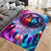 15 Sizes Wolf Head Dream Catcher Carpet Fashion Mat Non -slip Carpet Rug Outdoor Carpet Door Mat Play Mat Baby Birthday Gift