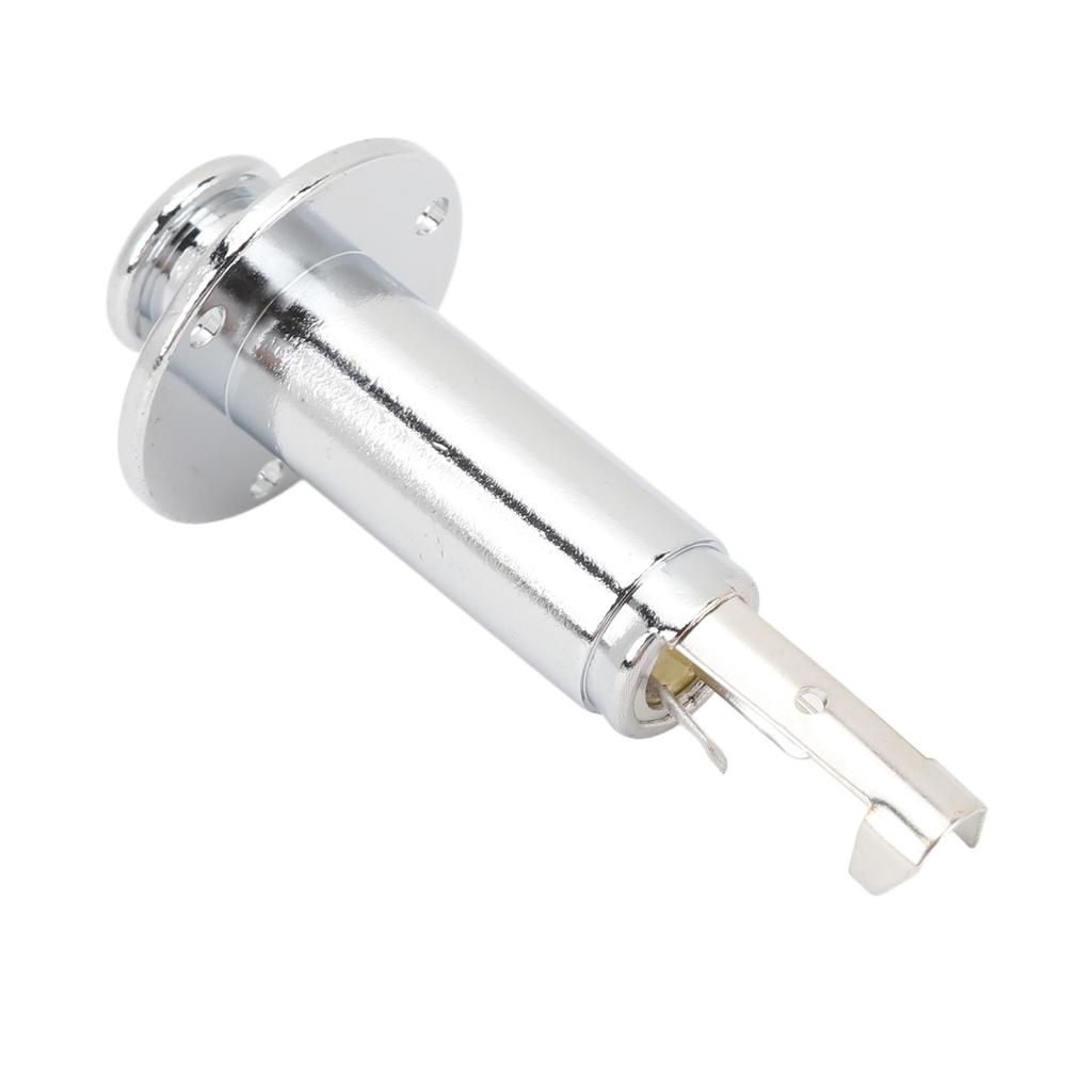 6.35mm Electric Guitar Mono Endpin Output Jack Brass Alloy High Sensitivity EQ Equalizer Output Socket Connection Port