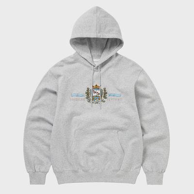 ThIs Is Never That Crest Hoodie Heather Grey