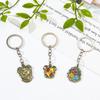 Kawaii Metal Keychains Jewelry Key Chain Toy for Kids Christmas Birthday Gift Bag Wholesale
