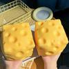 Jumbo Cheese Cube Stress Squishy Object Large Size Slow Rebound Stress Relief Fidget For Asmr Sensory Anti-Stress Anxiety Relief