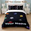 Bedding Set 1 Duvet Cover 2 Pillowcases Among Us Print Soft Bed Linen Bedroom Decor