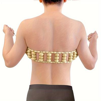 Eliminate Local Fat Massage Roller Rope Wooden Lymphatic Drainage Massager  Full Body