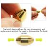 Outdoor Fishing Artificial Copper Sinker Small Lead 1g 2g 3g 4.5g 5.5g 7.5g 11g 14.5g 18g Sinker Weights Tackle Accessories