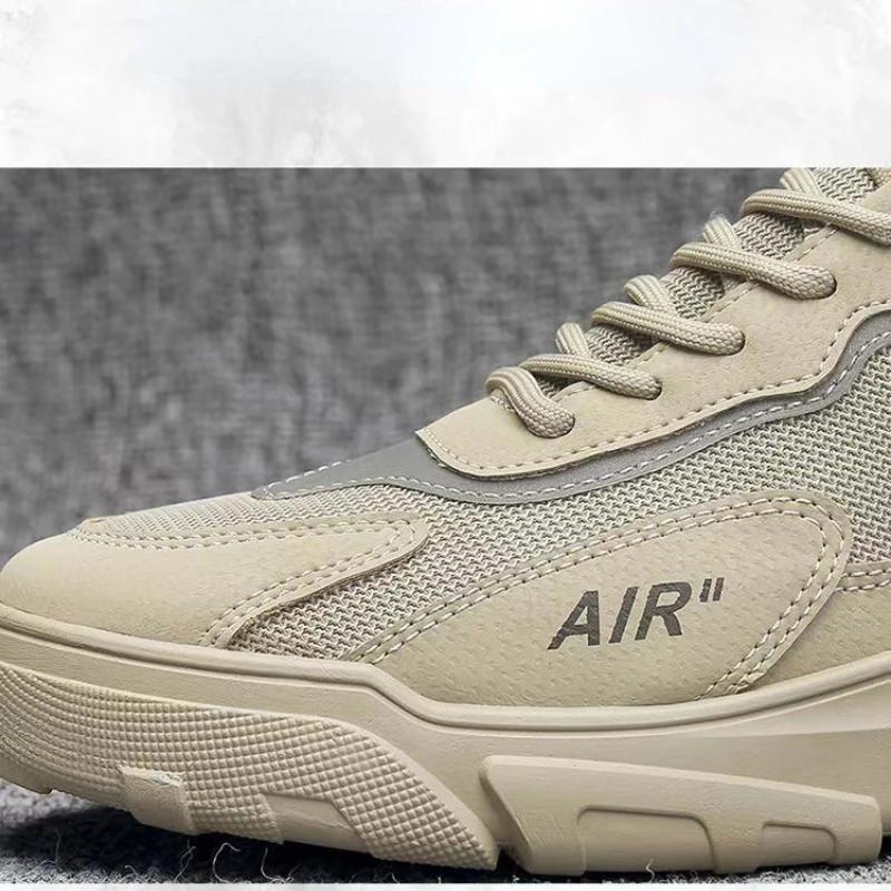 Tenisky pro muže Módní Pánská ležérní obuv Luxusní Prodyšná Platforma Pánské Běžecké boty Pohodlné Tenisky Pánská Síťovina