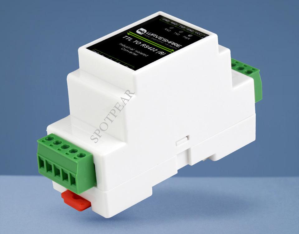 Industrial-Grade Electrically Isolated TTL To RS422 Converter with Multiple Protection Circuits