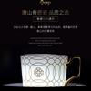Coffee cup and plate set, English afternoon tea set, bone china cup, plate, spoon set, ceramic light luxury  ceramic mug