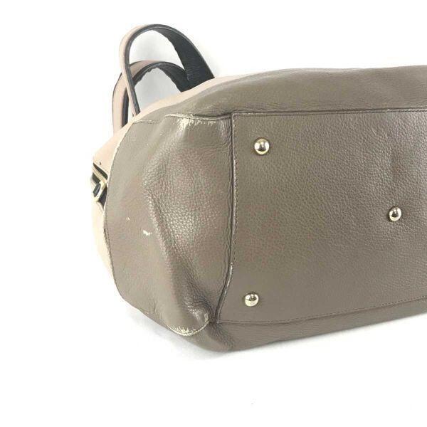 FURLA Leather Handbag Pink Beige [Italy](USED)